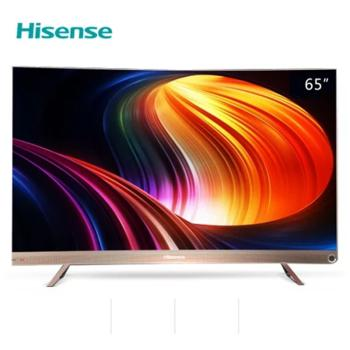 海信(hisense) HZ65U8AC 65英寸 4K 智能 摩卡金 ULED 曲面 电视