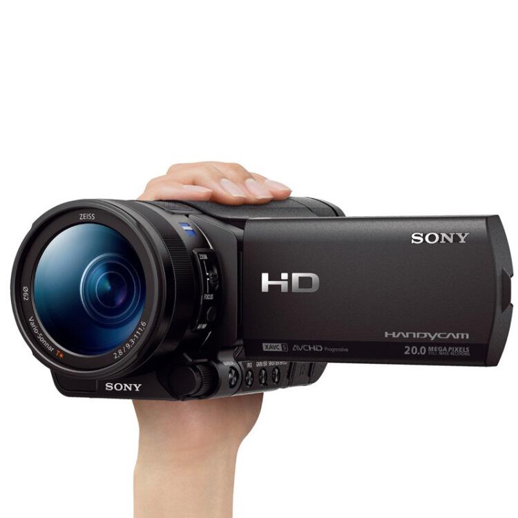 索尼（SONY）HDR-CX900E 高清數碼攝像機 1英寸CMOS 光學防抖 12倍光學變焦 蔡司鏡頭 支持WIFI/...