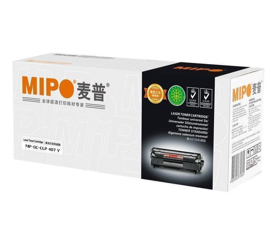 麥普（MIPO）MP-SC-CLP 407S Y黃色硒鼓 適用于三星Samsung CLP320/325/CLX3285