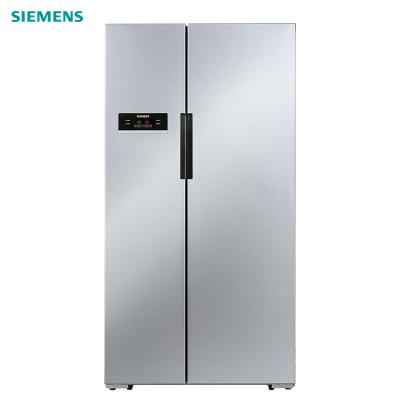 西門子（SIEMENS） KA92NV09TI 610升 變頻風(fēng)冷無霜 并聯(lián)雙循環(huán) 電腦控溫 對開門冰箱（不銹鋼色）【變...