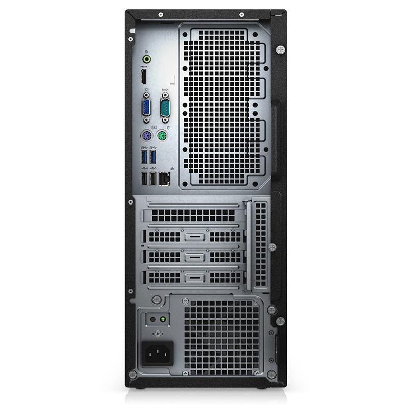 戴尔(DELL)成铭3977MT商用台式电脑主机 i3-7100 8G 1TB 120G固态主机