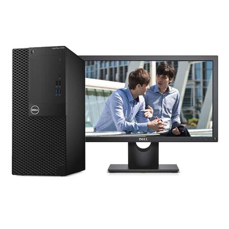 戴尔（DELL） 戴尔3050MT   i3-7100    8G  1TB    DVDRW    21.5显示器 