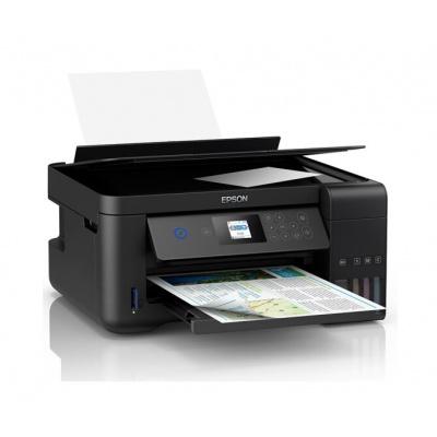 愛普生（EPSON） 商務(wù)墨倉式 彩色無線多功能一體機(jī)（打印 復(fù)印掃描 wifi） L4168(自動雙面L485升級版）