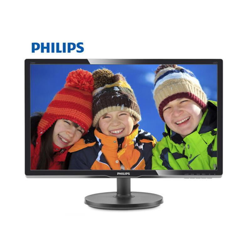 飞利浦（PHILIPS） 223V5LSB 21.5英寸 LED宽屏液晶显示器 DVI/VGA双接口 黑色 